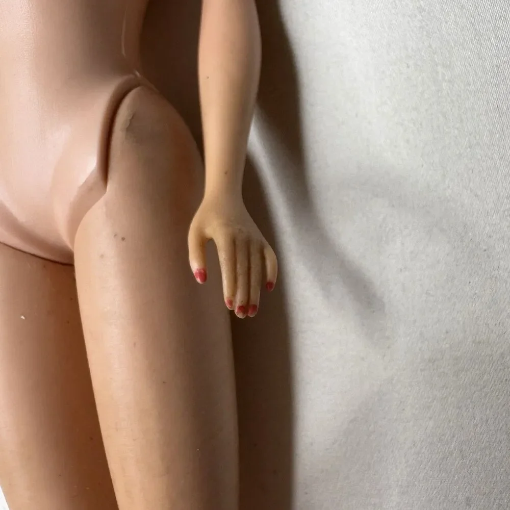 Vintage Barbie Midge Doll 1960s Marked Japan Freckles Perfect Face Nail Polish